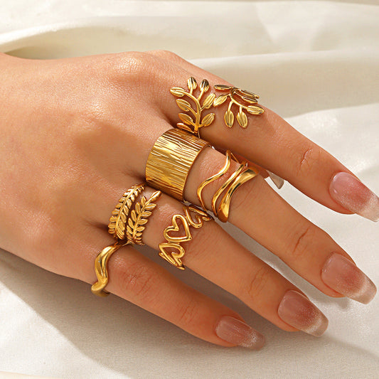 Golden Branch Ring