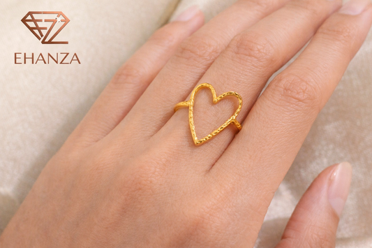 Eternal Heart Ring-Adjustable(18k)