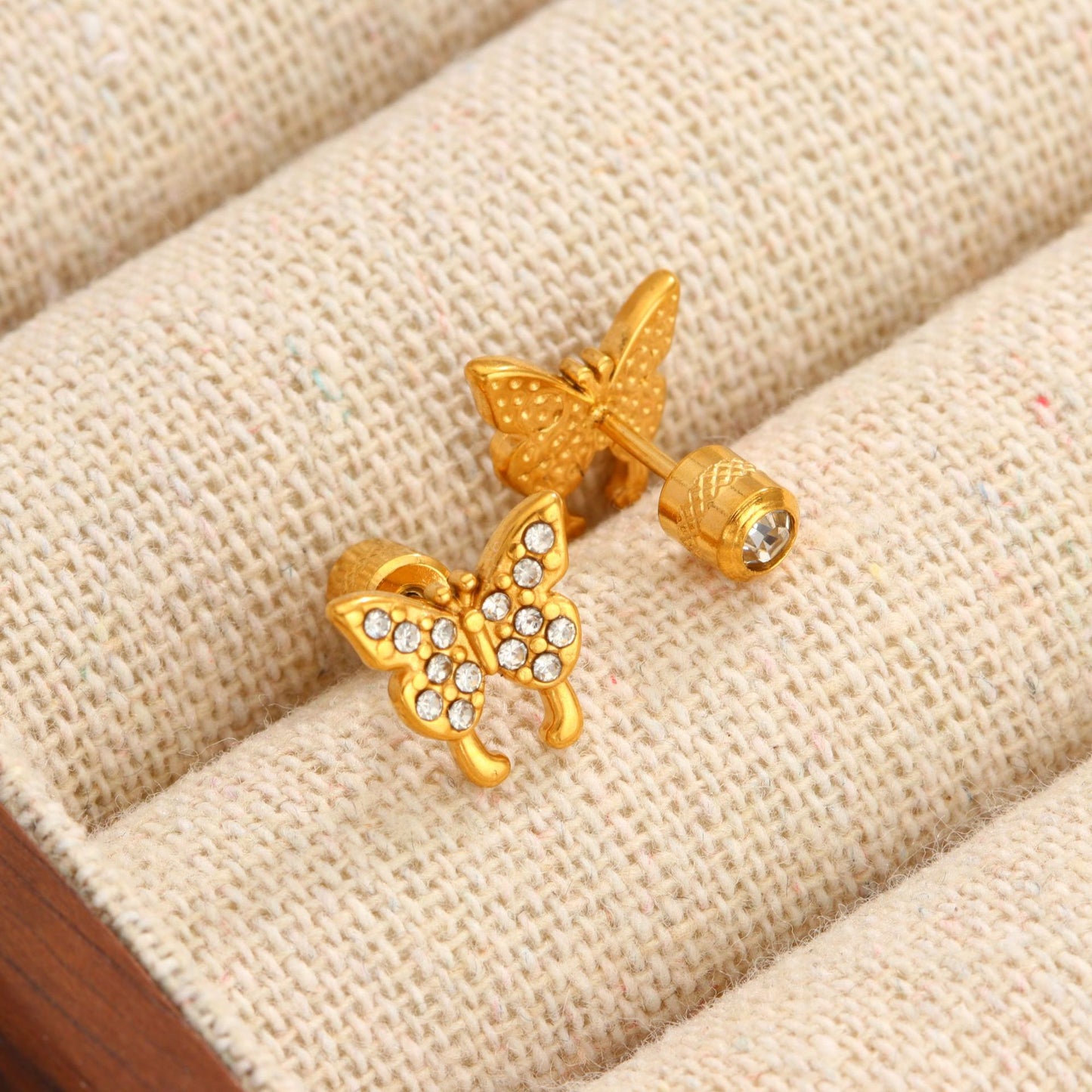 Celeste Butterfly Stud Earring