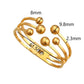 Luxe Orb Adjustable Bangle