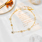 Golden Bloom Charm Necklace | 18K Gold Anti-Tarnish
