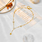 Heartfall Charm Necklace