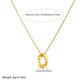 Aurelia Loop Necklace | 18K Gold Minimal Jewellry