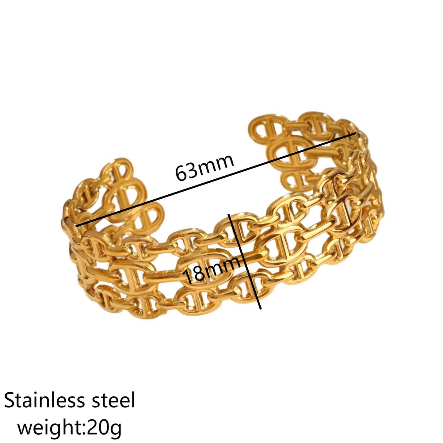 Chain Layer Bangle