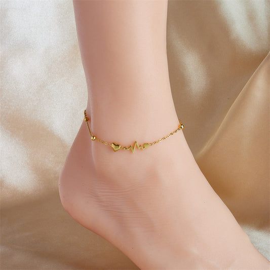 Heartbeat Love Anklet
