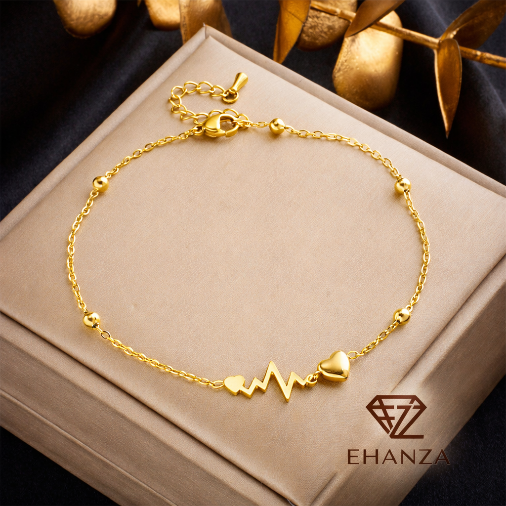 Heartbeat Love Anklet