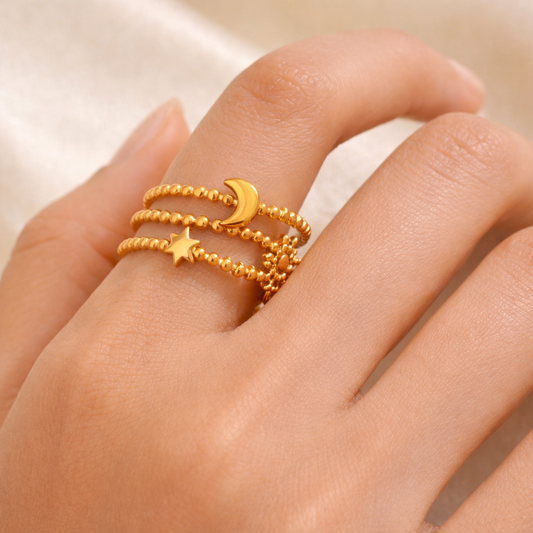 Celestial Dream Ring – Anti-Tarnish Adjustable Ring
