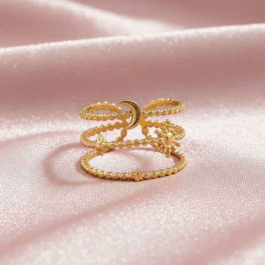 Celestial Dream Ring – Anti-Tarnish Adjustable Ring