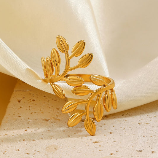 Golden Branch Ring