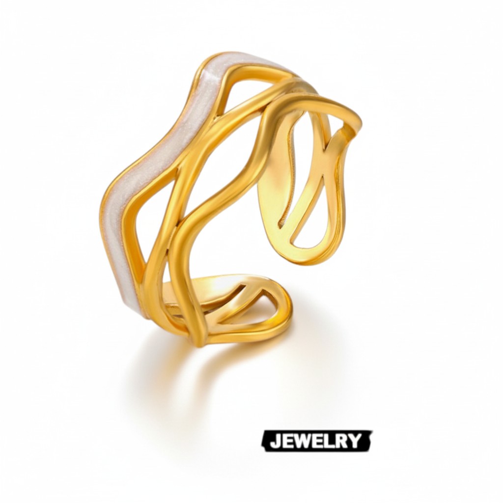 Flow Wave Ring - Adjustable Ring